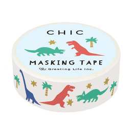 Washi-tejp Dinosaur i gruppen Skapande & Hobby / Hobbytillbehör / Washi-tejp hos Pen Store (134814)