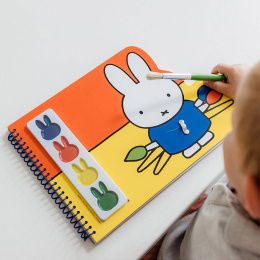 Miffy Paint Book Färger + Pensel i gruppen Kids / Måla och skapa / Målarfärg för barn  / Vattenfärg för barn hos Pen Store (134895)