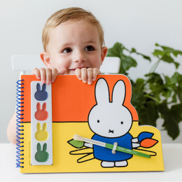 Miffy Paint Book Färger + Pensel i gruppen Kids / Måla och skapa / Målarfärg för barn  / Vattenfärg för barn hos Pen Store (134895)