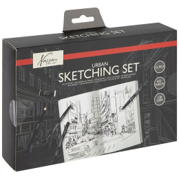 Urban Sketch 12-kit i gruppen Konstnärsmaterial / Kritor och blyerts / Grafit och blyerts hos Pen Store (134917)