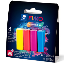 FIMO Professional half blocks Colour 4 x 25 g i gruppen Skapande & Hobby / Skapa / Modellera hos Pen Store (134988)