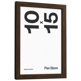 Träram Valnöt 10x15 cm i gruppen Skapande & Hobby / Organisera / Ramar / Valnötsfärgade ramar hos Pen Store (135065)