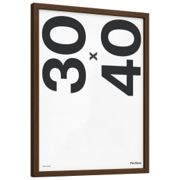 Träram Valnöt 30x40 cm  i gruppen Skapande & Hobby / Organisera / Ramar / Valnötsfärgade ramar hos Pen Store (135072)
