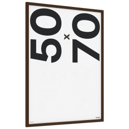 Träram Valnöt 50x70 cm i gruppen Skapande & Hobby / Organisera / Ramar / Valnötsfärgade ramar hos Pen Store (135076)