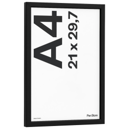 Träram Svart 21x29,7 cm A4 i gruppen Skapande & Hobby / Organisera / Ramar / Svarta ramar hos Pen Store (135082)