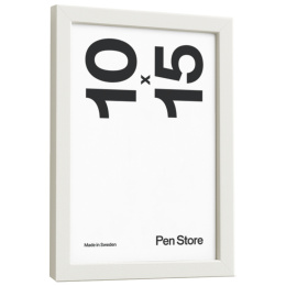 Träram Vit 10x15 cm i gruppen Skapande & Hobby / Organisera / Ramar / Vita ramar hos Pen Store (135089)
