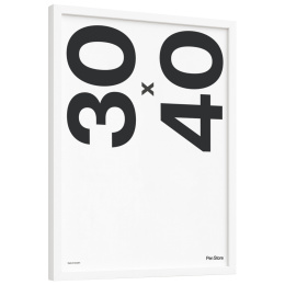 Träram Vit 30x40 cm i gruppen Skapande & Hobby / Organisera / Ramar / Vita ramar hos Pen Store (135096)