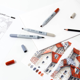 Ciao Layer & Mix 2D Starter Set Architect i gruppen Pennor / Konstnärspennor / Illustrationsmarkers hos Pen Store (135135)