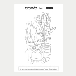 Ciao Layer & Mix 3D Starter Set Botanic i gruppen Pennor / Konstnärspennor / Illustrationsmarkers hos Pen Store (135137)