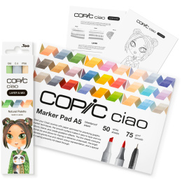 Ciao Layer & Mix Manga Starter Set Natural i gruppen Pennor / Konstnärspennor / Illustrationsmarkers hos Pen Store (135140)