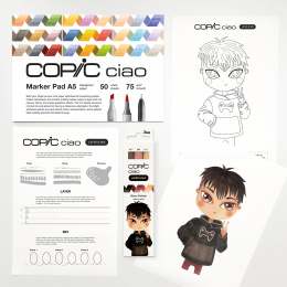 Ciao Layer & Mix Manga Starter Set Warm i gruppen Pennor / Konstnärspennor / Illustrationsmarkers hos Pen Store (135142)