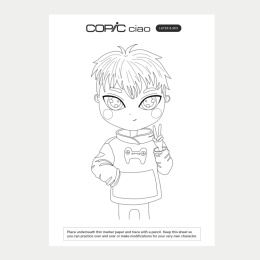Ciao Layer & Mix Manga Starter Set Warm i gruppen Pennor / Konstnärspennor / Illustrationsmarkers hos Pen Store (135142)