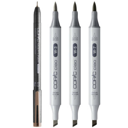 Ciao Shade Set Dark Warm Gray 4-pack i gruppen Pennor / Konstnärspennor / Illustrationsmarkers hos Pen Store (135144)