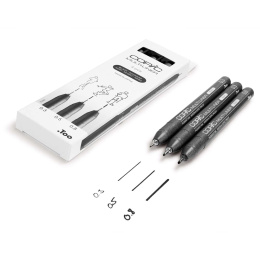 Multiliner Classic 3-set Black Medium i gruppen Pennor / Skriva / Fineliners hos Pen Store (135149)