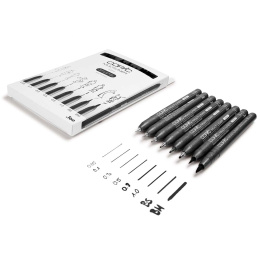 Multiliner Classic 8-set Black i gruppen Pennor / Skriva / Fineliners hos Pen Store (135151)