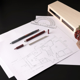 600 Stiftpenna 0,5 Dark Stone i gruppen Pennor / Skriva / Stiftpennor hos Pen Store (135424)