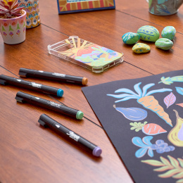 Creative Marker Bullet Tip 12-pack Earth Tones i gruppen Pennor / Konstnärspennor / Akrylmarkers hos Pen Store (135431)