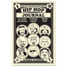 Anteckningsbok Hip Hop Journal: A Daily Planner i gruppen Papper & Block / Kalendrar och almanackor / 12-månaderskalendrar hos Pen Store (135493)
