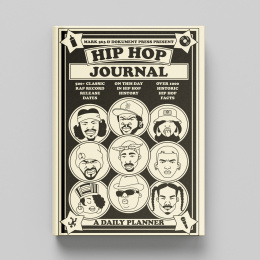 Anteckningsbok Hip Hop Journal: A Daily Planner i gruppen Papper & Block / Kalendrar och almanackor / 12-månaderskalendrar hos Pen Store (135493)