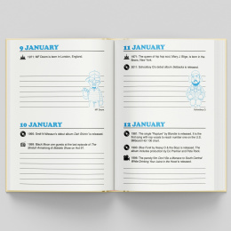 Anteckningsbok Hip Hop Journal: A Daily Planner i gruppen Papper & Block / Kalendrar och almanackor / 12-månaderskalendrar hos Pen Store (135493)