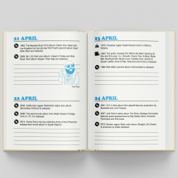 Anteckningsbok Hip Hop Journal: A Daily Planner i gruppen Papper & Block / Kalendrar och almanackor / 12-månaderskalendrar hos Pen Store (135493)