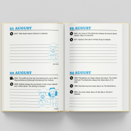 Anteckningsbok Hip Hop Journal: A Daily Planner i gruppen Papper & Block / Kalendrar och almanackor / 12-månaderskalendrar hos Pen Store (135493)