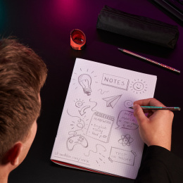 Skolset Norix Blyertspennor + tillbehör Red i gruppen Kids / Barnpennor / Skrivpennor för barn hos Pen Store (135512)