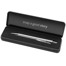 Snap Metallic Kulpenna Silver i gruppen Pennor / Fine Writing / Kulspetspennor hos Pen Store (135578)