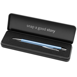 Snap Metallic Kulpenna Frosted Blue i gruppen Pennor / Fine Writing / Kulspetspennor hos Pen Store (135582)