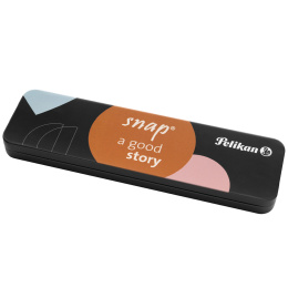 Snap Metallic Kulpenna Frosted Blue i gruppen Pennor / Fine Writing / Kulspetspennor hos Pen Store (135582)
