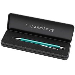 Snap Metallic Kulpenna Turquoise i gruppen Pennor / Fine Writing / Kulspetspennor hos Pen Store (135583)