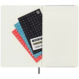 Kalender 18M WeekNote Soft Cover Large Black i gruppen Papper & Block / Kalendrar och almanackor / 18-månaderskalendrar hos Pen Store (135588)