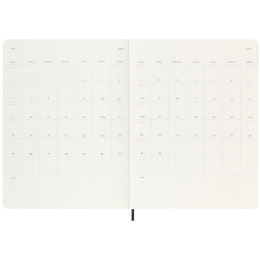 Kalender 18M WeekNote Soft Cover XL Black i gruppen Papper & Block / Kalendrar och almanackor / 18-månaderskalendrar hos Pen Store (135589)