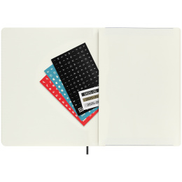 Kalender 18M WeekNote Soft Cover XL Black i gruppen Papper & Block / Kalendrar och almanackor / 18-månaderskalendrar hos Pen Store (135589)
