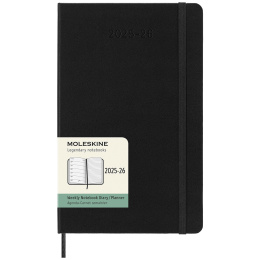 Kalender 18M WeekNote Hard Cover Large Black i gruppen Papper & Block / Kalendrar och almanackor / 18-månaderskalendrar hos Pen Store (135591)