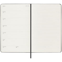 Kalender 18M WeekNote Hard Cover Large Black i gruppen Papper & Block / Kalendrar och almanackor / 18-månaderskalendrar hos Pen Store (135591)