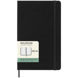Kalender 18M Weekly Hard Cover Horisontell Large Black i gruppen Papper & Block / Kalendrar och almanackor / 18-månaderskalendrar hos Pen Store (135594)