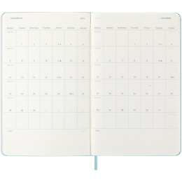 Kalender 18M WeekNote Hard Cover Large Aquamarine i gruppen Papper & Block / Kalendrar och almanackor / 18-månaderskalendrar hos Pen Store (135604)
