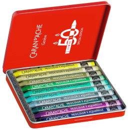 Neocolor II Aquarelle 50 Years Lush 10-set i gruppen Konstnärsmaterial / Konstnärsfärger / Pastell / Vaxpasteller hos Pen Store (135628)