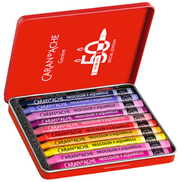 Neocolor II Aquarelle 50 Years Pop 10-set i gruppen Konstnärsmaterial / Konstnärsfärger / Pastell / Vaxpasteller hos Pen Store (135630)