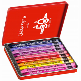 Neocolor II Aquarelle 50 Years Pop 10-set i gruppen Konstnärsmaterial / Konstnärsfärger / Pastell / Vaxpasteller hos Pen Store (135630)