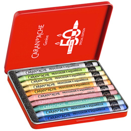 Neocolor II Aquarelle 50 Years Pastel 10-set i gruppen Konstnärsmaterial / Konstnärsfärger / Pastell / Vaxpasteller hos Pen Store (135631)
