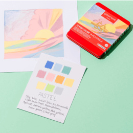 Neocolor II Aquarelle 50 Years Pastel 10-set i gruppen Konstnärsmaterial / Konstnärsfärger / Pastell / Vaxpasteller hos Pen Store (135631)