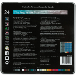 The Aquarino Box akvarellset 24 delar i gruppen Pennor / Konstnärspennor / Akvarellpennor hos Pen Store (135647)