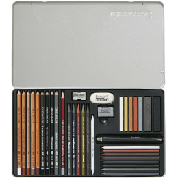 Ultimo tecknarset 35 delar i gruppen Konstnärsmaterial / Kritor och blyerts / Grafit och blyerts hos Pen Store (135653)