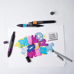 Promarker Modern Lettering Wallet 25-set i gruppen Pennor / Konstnärspennor / Illustrationsmarkers hos Pen Store (135657)