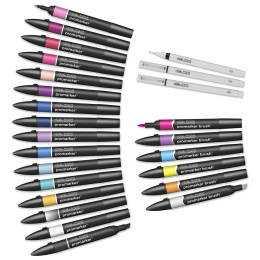 Promarker Modern Lettering Wallet 25-set i gruppen Pennor / Konstnärspennor / Illustrationsmarkers hos Pen Store (135657)