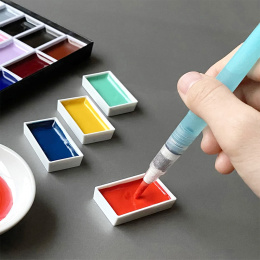 Gansai Tambi Akvarell 18-set i gruppen Konstnärsmaterial / Konstnärsfärger / Akvarellfärg / Akvarellfärg i kopp hos Pen Store (135660)