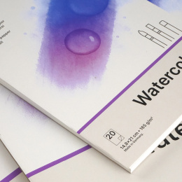 Watercolour Pad 165g A4 i gruppen Papper & Block / Konstnärsblock / Akvarellblock hos Pen Store (135678)