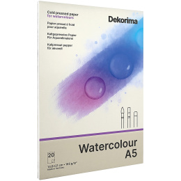 Watercolour Pad 165g A5 i gruppen Papper & Block / Konstnärsblock / Akvarellblock hos Pen Store (135679)